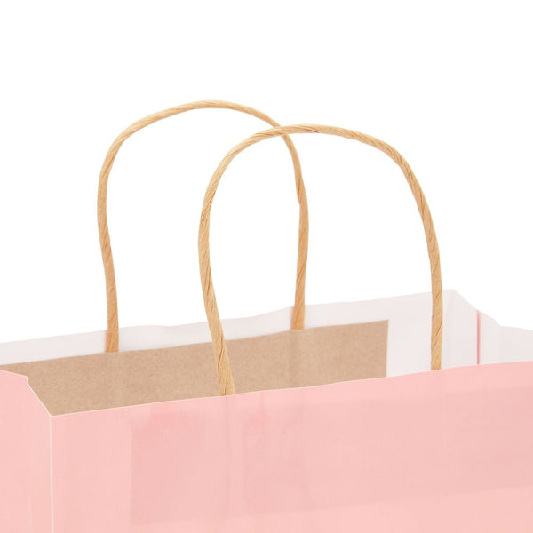  Juvale 24 Pack Reusable Kraft Paper Floral Gift Bags with Pink  Ribbon Handles for Party Favors, Mothers Day, Weddings, Birthday  Celebration, Baby Shower, 2 Designs (9 x 8 In) : Health & Household