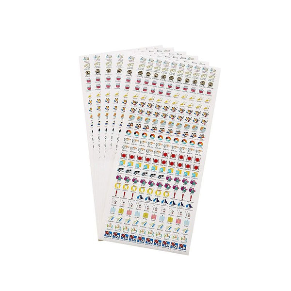 Planner Calendar Reminder Organizing Stickers | 1/2 inch Squares, 10 Sheets  - 114 Stickers, 1140 Pack