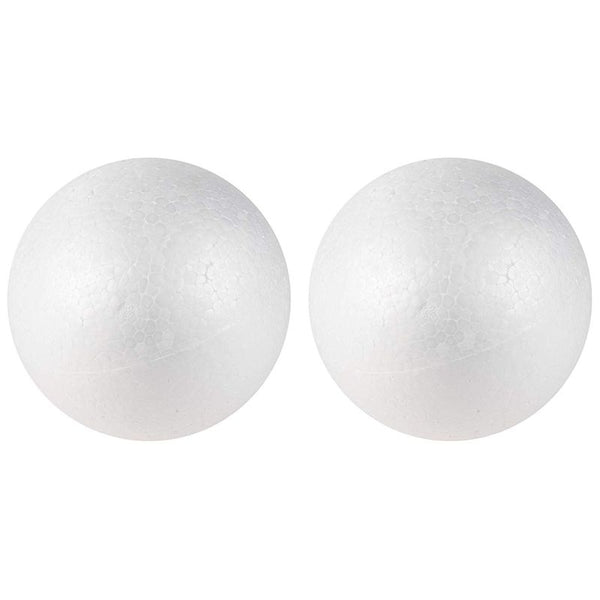 Craft Foam Balls 2 Pack Large Smooth Round Polystyrene Foam Balls