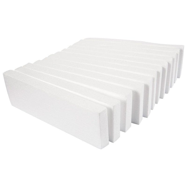 Juvale 6 Pack 1 inch Thick Foam Board Sheets, 17x11 inch Polystyrene Rectangles for DIY Crafts, Insulation, Sculptures, Models