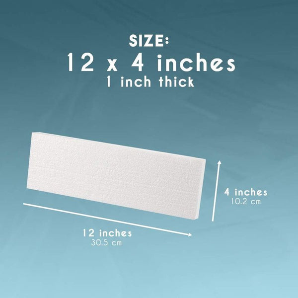 Juvale 1 Inch Thick Foam Board Sheets, 17x11 Polystyrene Rectangles for DIY  crafts, Art Supplies, Sculpture (6 Pack)