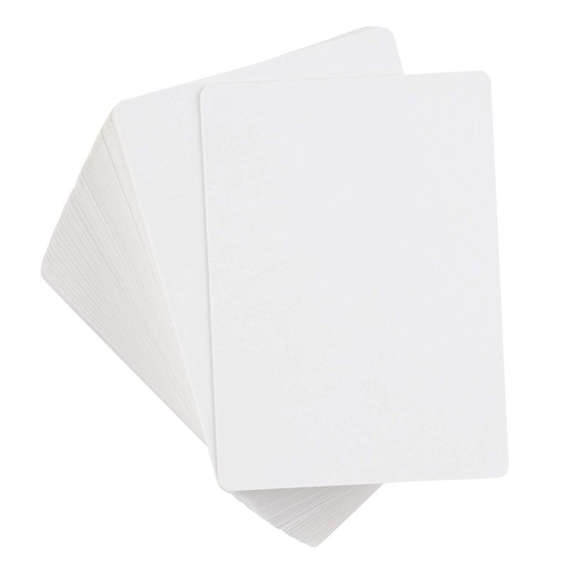 Blank Index Card - 216-Piece White Cardstock, Flash Cards, Note Cards, Perfect for DIY Game Card, Study, School, Language Learning, Memory Game, 420 GSM, 2.5 x 3.5 Inches