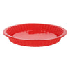 4 Piece Nonstick Silicone Bakeware Set Baking Shaping Kits with Round, Square and Rectangular Cake Shaping Kit Pan, Red