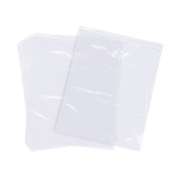 Ja Kitchens 4 Mil - 2 Gallon - Extra Heavy Duty Zippered Recloseable Plastic Freezer Bags (Pack of 100)