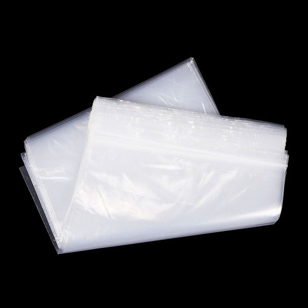 Juvale 120 Pack Reusable Self-sealing 2 Gallon Plastic Bags For