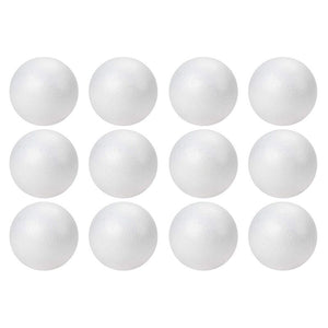 12-Pack Foam Balls, Arts and Crafts Supplies (4 in)