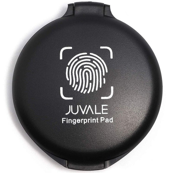 TVNKH46 Juvale Mini Fingerprint Ink Pads â€“ Pack of 6 â€“ 3.5 x 3 x 2.5  Inches â€“ Black
