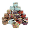 Metal Candle Tins with Lids, Round Storage Containers (3 x 2 In, 20 Pack)
