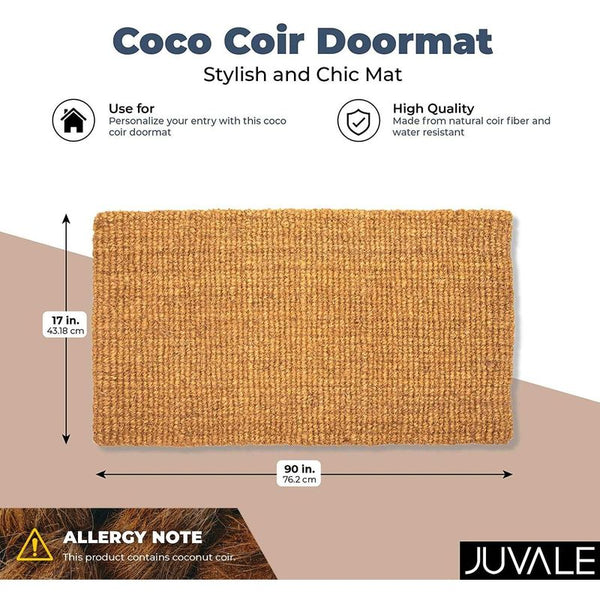 Cocomatsnmore Plain Coco Coir Doormats - 26 x 42