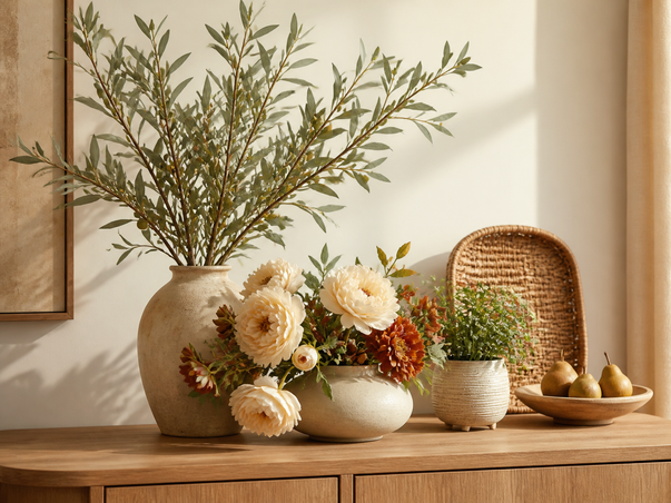 Artificial Flowers, Fruits, Plants, & Trees