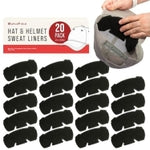 Maplefield 3-Layer Disposable Hat & Helmet Sweat Liners - Ultra Absorbent Barrier & Sweat Absorbing Hat Liners - Slim Prof...
