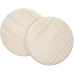 Bright Creations Unfinished Wood Bases - 8-Inch Edge-Glued Pine Rounds, 2-Pack - Smooth Surface for Painting & Decoupage -...