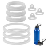 Impresa Water Bottle Gasket Replacement Set - 9-Pack, Compatible with Thermoflask 24/32/40/64 oz Bottles - Thermo Flask Ru...
