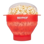 The Orginal HotPop Silicone Popcorn Maker - Microwave Popcorn Popper with Handles - Collapsible Bowl, Heat-Resistant, Easy...
