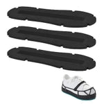IMPRESA 3 Pack Shoe Inserts - Small, Black Adjustable 1/4-inch Height Shoe Lift - Heel Lift Support for Uneven Legs - Comp...