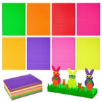 Genie Crafts Corrugated Cardboard Sheets - 64 Pack, 8.3 x 11.8 In, Multicolor - Sturdy Corrugated Paper for Craft Supplies...