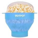 The Original Hotpop Microwave Popcorn Bowl Popper, Silicone Popcorn Maker, Collapsible Bowl and Dishwasher Safe- 20 Colors...