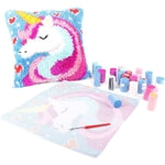 Bright Creations Unicorn Latch Hook Kit for Kids and Beginners, Printed Canvas (26 Pieces) - Latch Hook Kits for Adults & ...