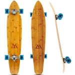 Magneto Kicktail Cruiser Longboard Skateboard - Adult Skate for Commuting & Carving - Smooth 78A Wheels for Cruiser Skateb...