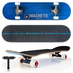 Magneto Complete Cruiser Skateboard - All-Terrain Longboard Cruising - Fully Assembled Cruiser Board with Skateboard Truck...
