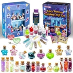 GirlZone Fairy Potions Wish Maker Set - 3 x 6.8 x 9.1 in, Multicolor, Box, Ages 7+ - Magical Play Set & Potion Craft Kit w...