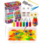Original Stationery Water Marbling Art Kit - A5, Multicolor Plastic, 50+ Designs - Rock, Glass & Paper Marbling with Acryl...