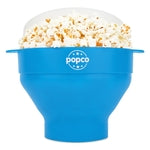 The Original Popco Silicone Popcorn Maker - Microwave Popcorn Popper - Collapsible Bowl, Heat-Resistant, Easy to Clean, Id...