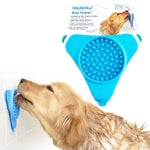 Aquapaw Dog Licking Mat - Suction Slow Feeder & Feeding Mat - Bath Toy Dispenser for Dog Bath Toys & Grooming Treats - Gro...