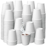 Prestee 500 Pack 3oz Paper Cups - Disposable Paper Cup, Paper Coffee Cups for Espresso, Disposable Mouthwash Cup, Throwawa...