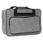 Bright Creations Sewing Machine Case - 18.1 x 9.4 x 12.2 In Gray Polyester - Hard Side Travel Tote & Organizer - Padded Ha...