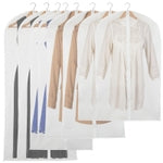Stockroom Plus Clear Hanging Garment Bag - Zippered Dust Clothing Covers - Polyethylene Garment Bags for Coats & Dresses -...