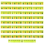 Bright Creations Magnetic Number Line for Classroom Wall & Whiteboard - Dry Erase Math Teacher Supplies - 37 Pieces of Mag...