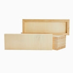 Bright Creations Unfinished Wood Canvas Boards - Boards for Crafting & Painting - Hanging Wood Sign & Wall Decor - 4 x 12 ...