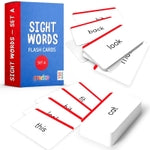 merka 1st Grade Sight Word Flash Cards - 150 Laminated Dry-Erase Set A for Ages 5+ with Marker - Dolch & Vocabulary Flash ...