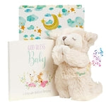 Tickle & Main Catholic Baptism Gift Set - 2-Pc White Presentation Box - Interactive Prayer Lamb & Baby’s First Prayer Book...