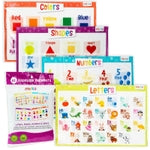 Merka Disposable Placemats for Baby and Toddlers 12" x 18", 60 Pack Stick-on Table Kids Placemats for Restaurants, Include...