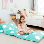 Butterfly Craze Floor Pillow Case - Plush Cover for Floor Seating & Cushions - Transforms to Sleeping Pad & Sleeping Mat -...