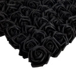 Bright Creations Stemless Artificial Roses - Black Artificial Flowers for Crafts - Soft Foam Roses for DIY Arrangements - ...