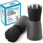 IMPRESA 2 Pack Microwave Steam Cleaner - Quick & Effortless Grime and Odor Elimination - Just Add Vinegar & Water - Microw...