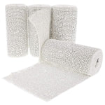 Plaster Cloth Strips - 6 in x 15 ft, 4-Pack - Easy-Cut Plaster Wrap Kit for DIY Paper Mache & Belly Casting - Craft Suppli...