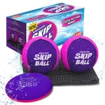 Ultimate Skip Ball (Pink/Purple) Fun Squishy Beach Balls & Best Outdoor Water Toys for Girls, Teens & Gifts for Women Who ...