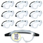 Aqulius Safety Goggles - Direct-Vented & Comfort Fit Goggles for Work - Anti-Fog Bulk Safety Glasses - Protective Eyewear ...