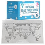 Impresa Disposable Airplane Table Cover - Pack of 24, 18 x 14.5 in - Hygienic Barrier & Tray Table Covers - Creative Mat &...