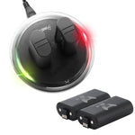 2-Pack Rechargeable Batteries Compatible with Xbox Series X, Series S, and Xbox One - Comes with 2 2800mAh Batteries and C...