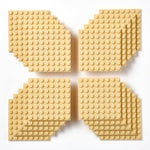 Strictly Briks Mini Brick Baseplates - Creative Building Play with Toy Bricks - Sturdy Sand Baseplates - Compatible with L...