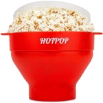 The Orginal HotPop Silicone Popcorn Maker - Microwave Popcorn Popper with Handles - Collapsible Bowl, Heat-Resistant, Easy...