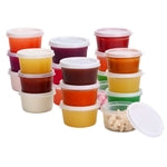 Greenco Small Food Storage Containers - 20 pcs | Plastic Food Containers with Lids | Deli Containers | Meal Prep Container...