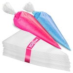 Set of 200 - Anti Burst Piping Bags 12 Inch - Prestee Tipless Icing Bags - Durable Frosting Piping Bag Tools - Pastry and ...