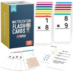 merka Math Flash Cards, 169 Flashcards in Total, Multiplication Learning Mathematics, Create Game for Kids, Classroom and ...