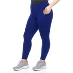 SATINA High Waisted Leggings for Women - Capri, Full Length, Fleece and with Pockets Women's Leggings - New